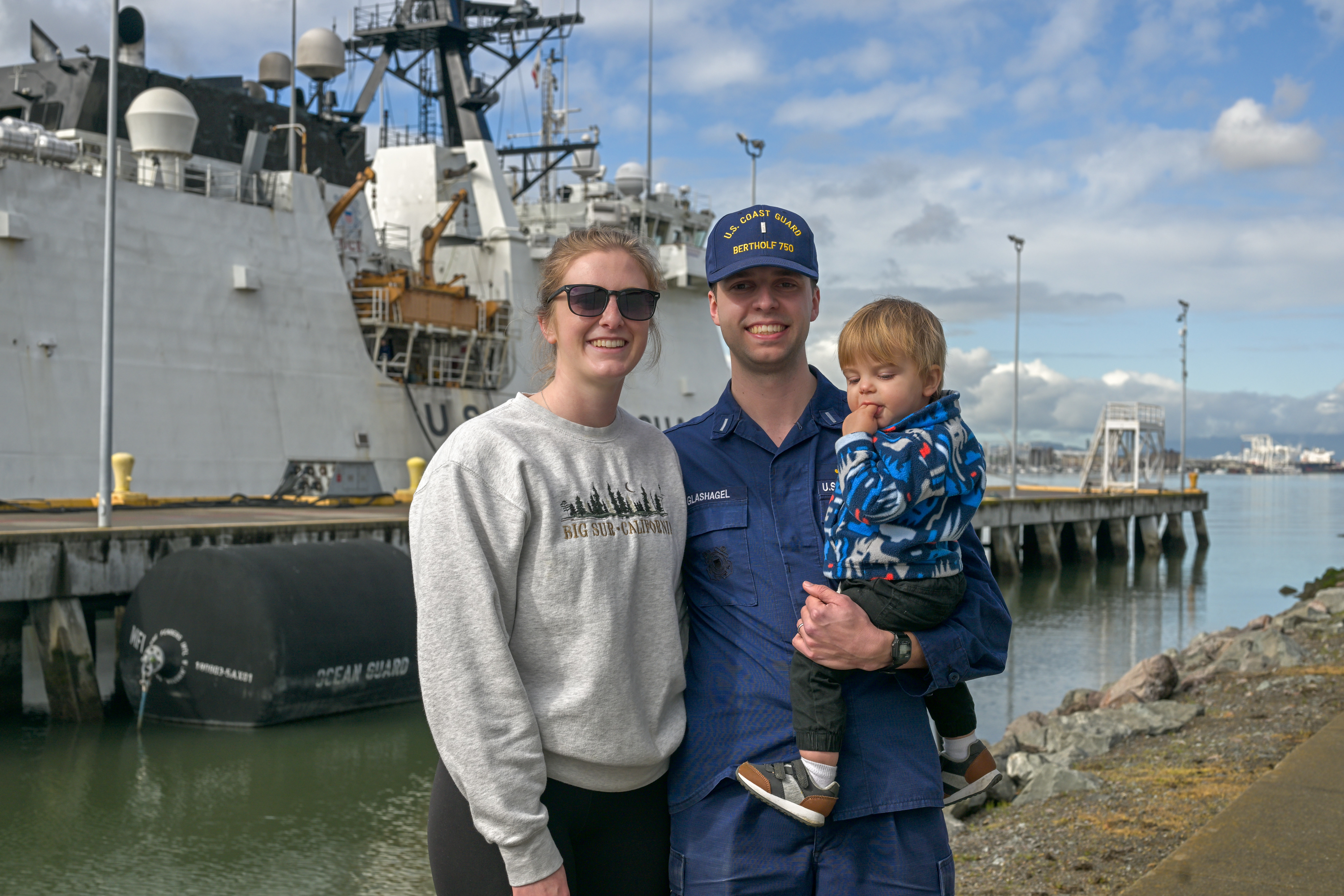 US Coast Guardsman in uniform — coast guard mortgage programs from a lender who understands military pay